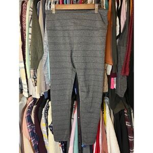 Prana Gray Striped Athleisure Leggings Pants Size L‎